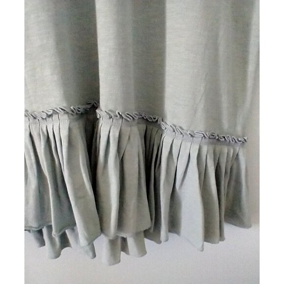 LOGO by Lori Goldstein Tunic Relaxed Long Sleeve Pullover Cotton Pleated Hem- XL - Picture 7 of 7